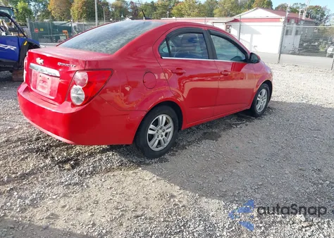 2012 Chevrolet Sonic 2Lt из США, поврежденный, VIN 1G1JC5SHXC4104562